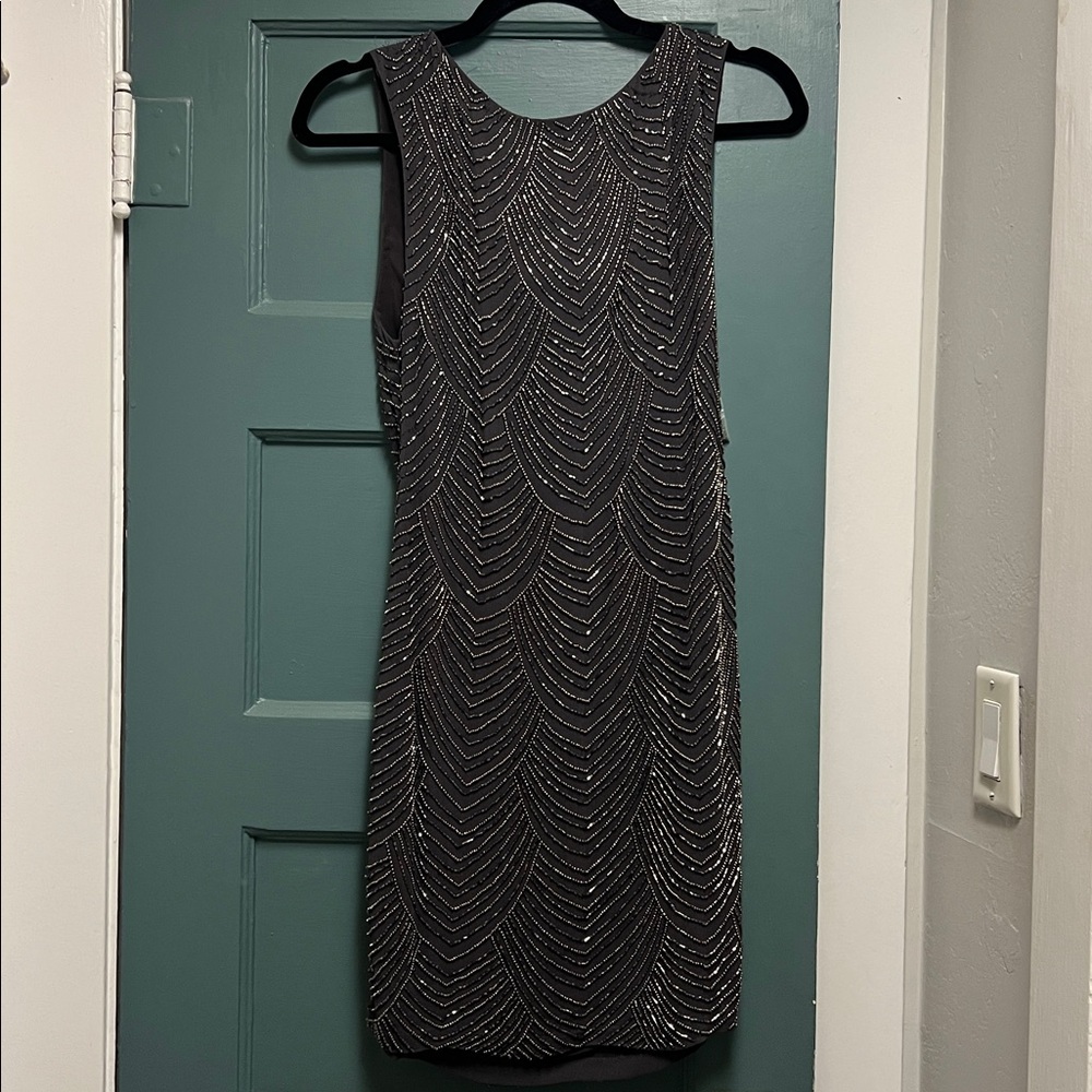 Alice + Olivia Embellished Silk Dress. NWT
